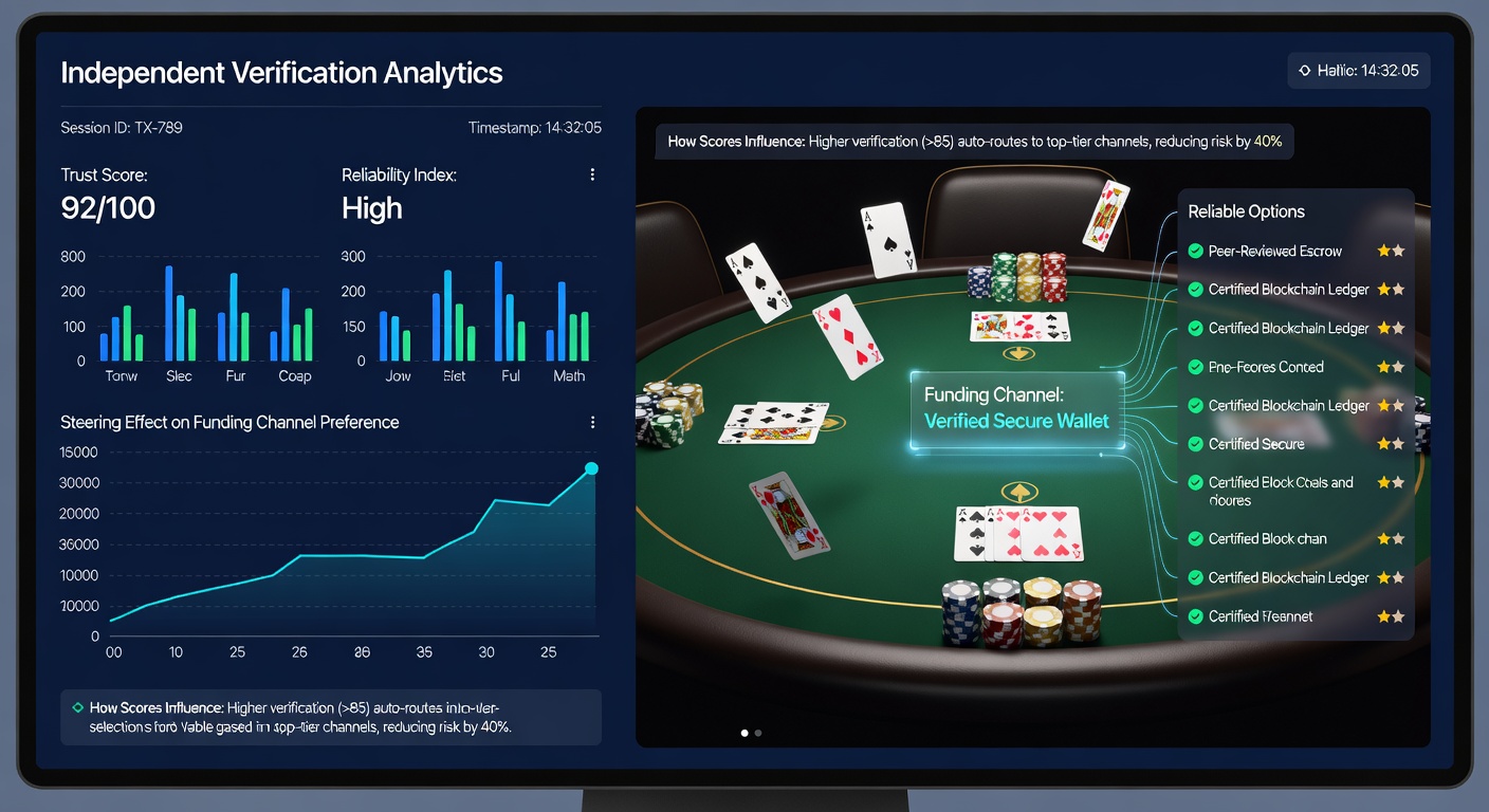 Mobile app interface showing table game session with verified payment options highlighted