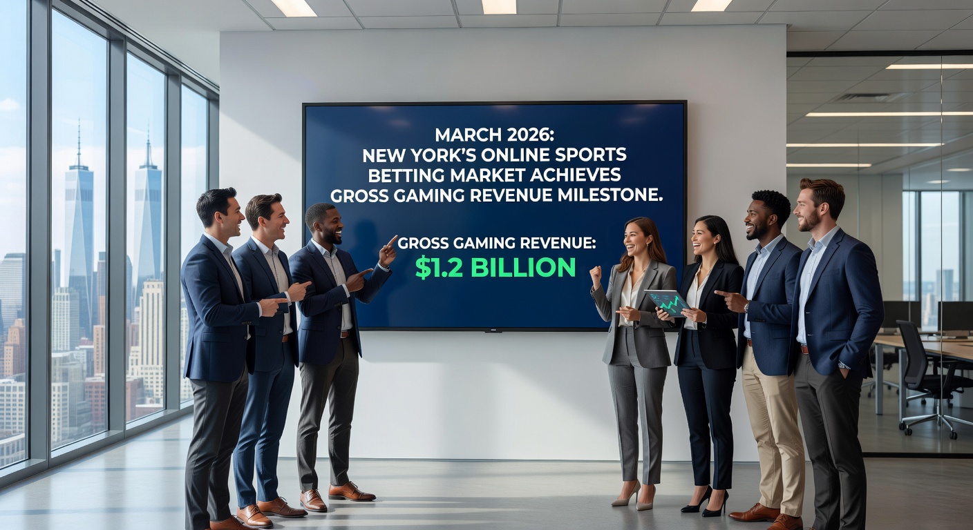 Close-up of a mobile betting app interface showing live odds and New York sports events