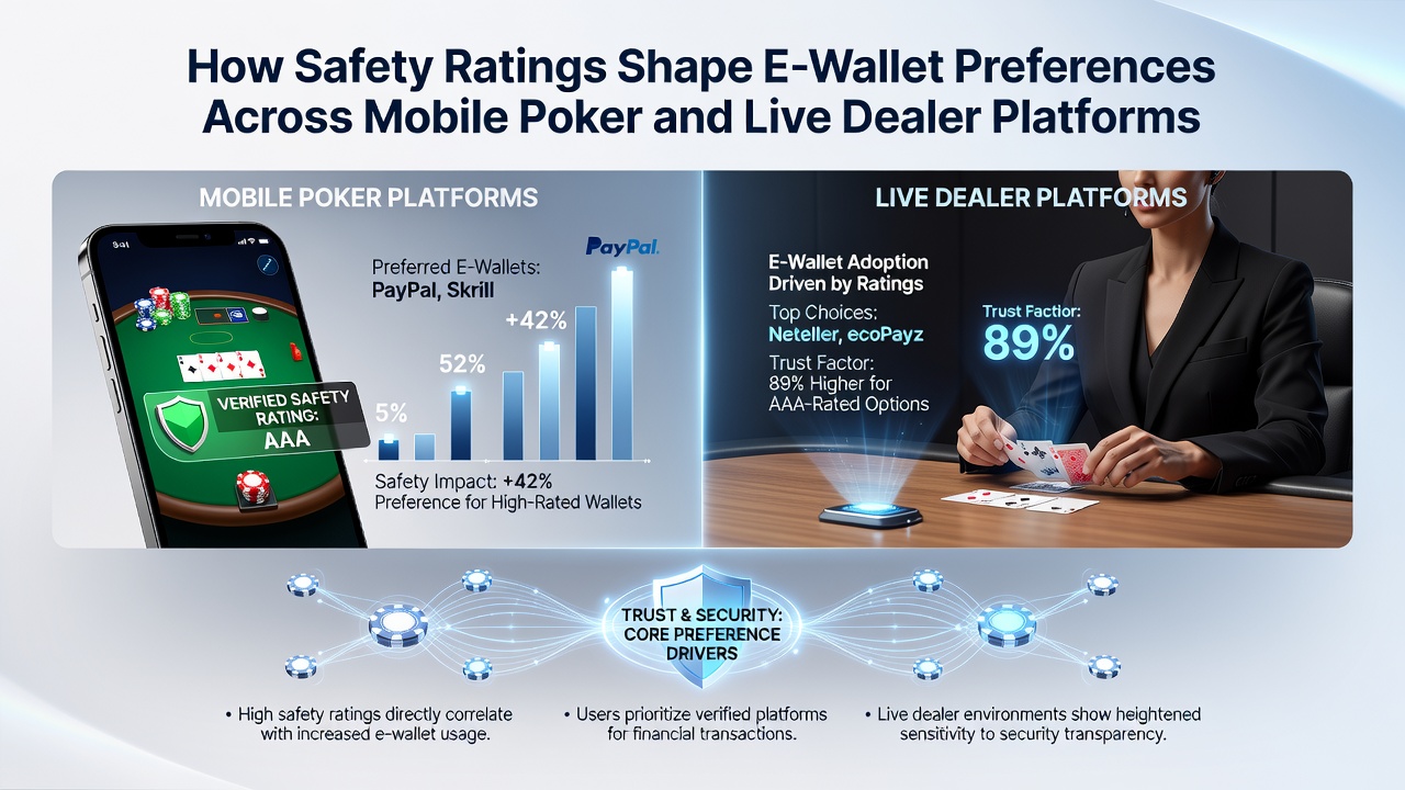 Live dealer blackjack table displayed on a mobile screen with secure e-wallet transaction overlay