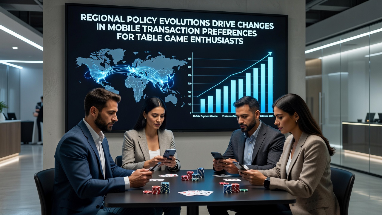 Regional regulatory updates influencing mobile transaction methods for table game users on handheld devices